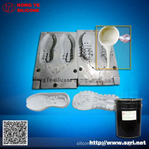 Silicone rubber for shoe mold making